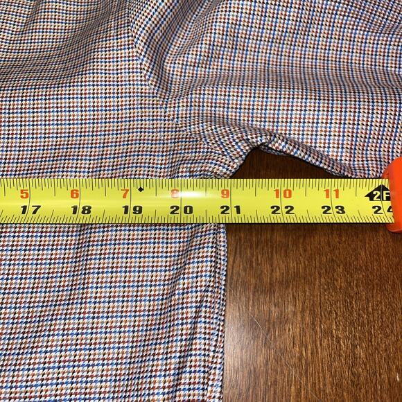 Scott Barber Shirt Medium Geometric Button Up Long Sleeve Cotton - Picture 5 of 5